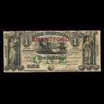Canada, Bank of Montreal, 1 dollar <br /> January 1, 1849