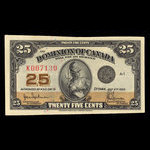 Canada, Dominion of Canada, 25 cents <br /> July 2, 1923