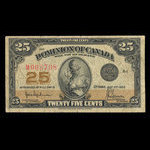 Canada, Dominion of Canada, 25 cents <br /> July 2, 1923
