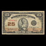 Canada, Dominion of Canada, 25 cents <br /> July 2, 1923