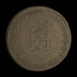 Canada, unknown, 1/2 penny <br /> 1816