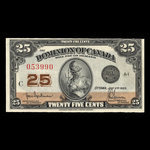 Canada, Dominion of Canada, 25 cents <br /> July 2, 1923