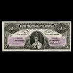Canada, Bank of British North America, 50 dollars <br /> July 3, 1911
