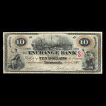 Canada, Exchange Bank of Yarmouth, 10 dollars <br /> July 1, 1900