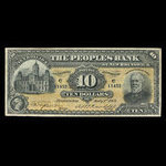Canada, Peoples Bank of New Brunswick, 10 dollars <br /> July 1, 1904