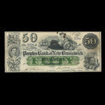 Canada, Peoples Bank of New Brunswick, 50 dollars <br /> October 6, 1905