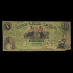 Canada, Bank of Upper Canada (York), 10 dollars <br /> January 1, 1861