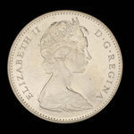 Canada, Elizabeth II, 5 cents <br /> 1966