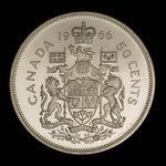 Canada, Elizabeth II, 50 cents <br /> 1966