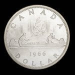 Canada, Elizabeth II, 1 dollar <br /> 1966