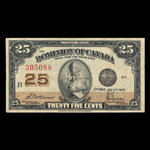 Canada, Dominion of Canada, 25 cents : July 2, 1923