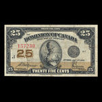 Canada, Dominion of Canada, 25 cents <br /> July 2, 1923