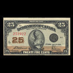 Canada, Dominion of Canada, 25 cents : July 2, 1923