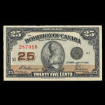 Canada, Dominion of Canada, 25 cents <br /> July 2, 1923