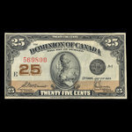 Canada, Dominion of Canada, 25 cents <br /> July 2, 1923