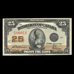 Canada, Dominion of Canada, 25 cents <br /> July 2, 1923