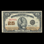 Canada, Dominion of Canada, 25 cents <br /> July 2, 1923