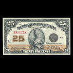 Canada, Dominion of Canada, 25 cents <br /> July 2, 1923