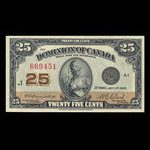 Canada, Dominion of Canada, 25 cents <br /> July 2, 1923