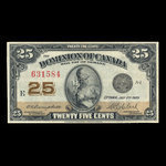 Canada, Dominion of Canada, 25 cents <br /> July 2, 1923