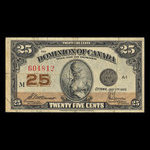 Canada, Dominion of Canada, 25 cents <br /> July 2, 1923