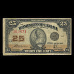 Canada, Dominion of Canada, 25 cents <br /> July 2, 1923
