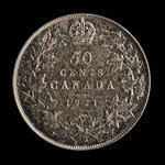 Canada, George V, 50 cents <br /> 1921