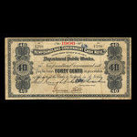 Canada, Newfoundland - Department of Public Works, 40 cents <br /> 1906