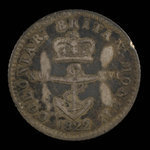 Great Britain, George IV, 1/16 dollar <br /> 1822