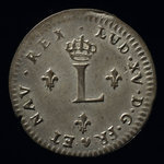 France, Louis XV, 2 sous <br /> 1744