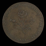 Great Britain, unknown, 1/2 penny <br /> 1821
