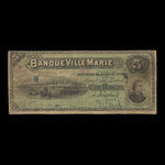 Canada, Banque Ville-Marie, 5 dollars <br /> January 2, 1889