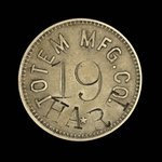 Canada, Totem Mfg. Co., 5 cents <br /> 1928