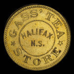 Canada, Gass' Tea Store, no denomination <br /> 1882
