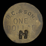 Canada, R.C. & Son, 1 dollar <br /> 1914