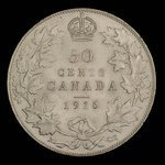 Canada, George V, 50 cents <br /> 1916
