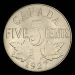 Canada, George V, 5 cents <br /> 1927