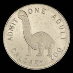 Canada, Calgary Zoo, 1 admission, adult <br /> 1967