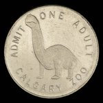 Canada, Calgary Zoo, 1 admission, adult <br /> 1967