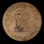 Canada, Heritage Park, 1 admission, adult <br /> July 1964