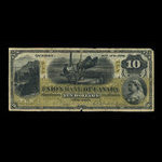 Canada, Union Bank of Canada (The), 10 dollars <br /> August 2, 1886