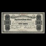Canada, Newfoundland - Department of Public Works, 50 cents <br /> 1903