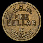 Canada, Hudson's Bay Company, 1 dollar <br />