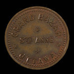 Canada, Ste. Anne Church, 1 admission, 5 cents <br /> 1892