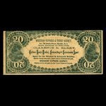 Canada, Western Express & Ticket Agency, no denomination <br /> 1895