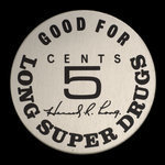 Canada, Long Super Drugs, 5 cents <br /> 1968