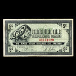 Canada, Canadian Tire Corporation Ltd., 5 cents <br /> 1962