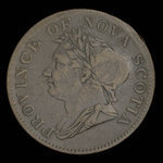 Canada, Province of Nova Scotia, 1/2 penny <br /> 1832