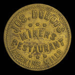 Canada, Jos. Dubois, 1 meal <br /> 1891