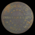 Canada, J. Hooper, no denomination <br /> 1895